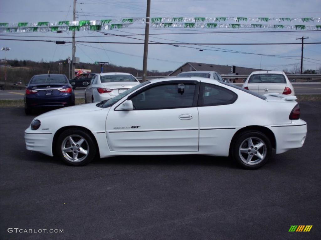 2001 Grand Am GT Coupe - Arctic White / Dark Pewter photo #4