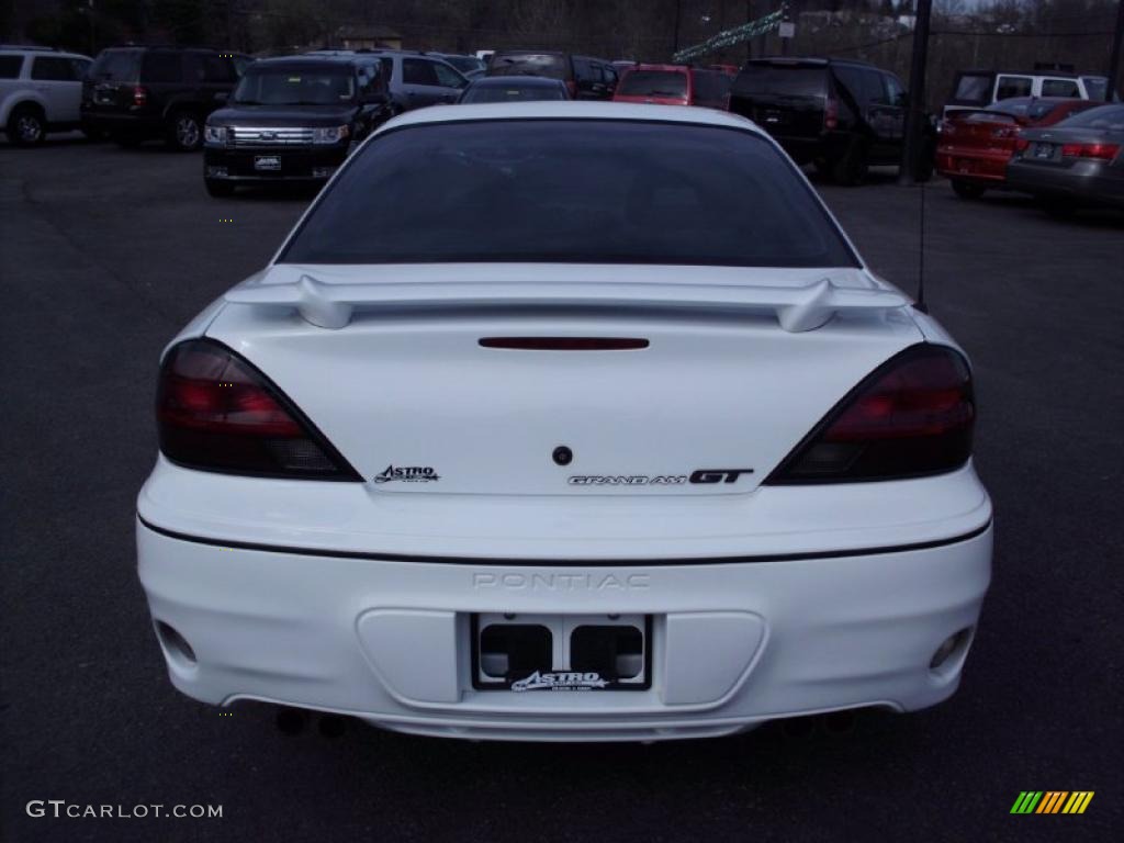 2001 Grand Am GT Coupe - Arctic White / Dark Pewter photo #6