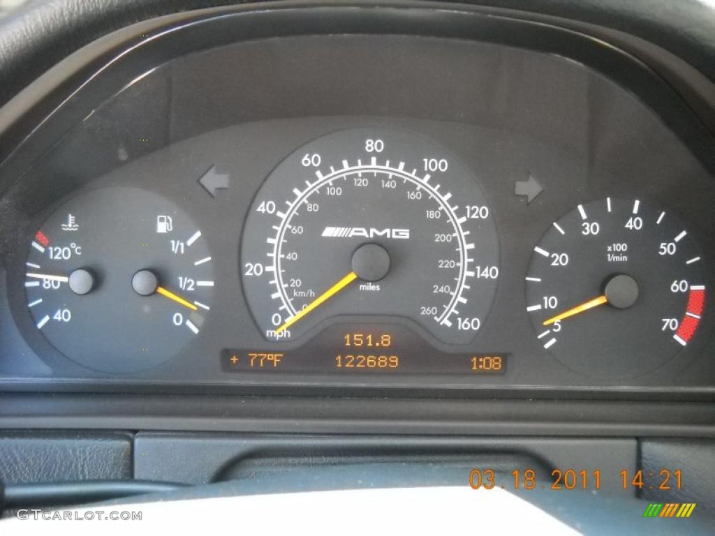 1999 Mercedes-Benz E 55 AMG Sedan Gauges Photo #47389160