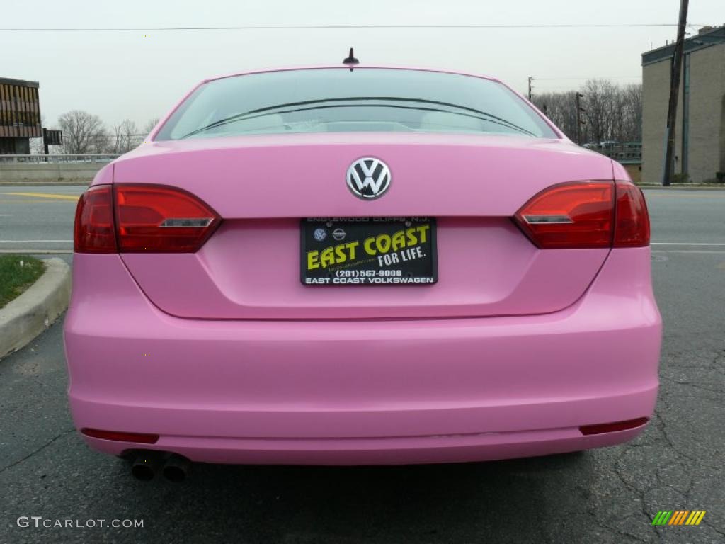 2011 Jetta SE Sedan - Custom Pink / Cornsilk Beige photo #4