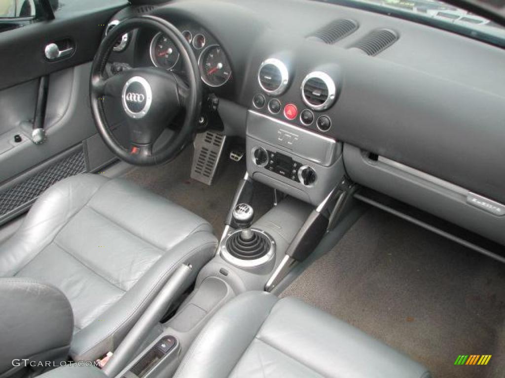 2001 Audi TT 1.8T quattro Roadster Aviator Grey Dashboard Photo #47390366