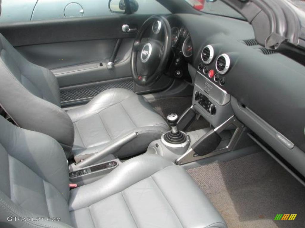 Aviator Grey Interior 2001 Audi TT 1.8T quattro Roadster Photo #47390378