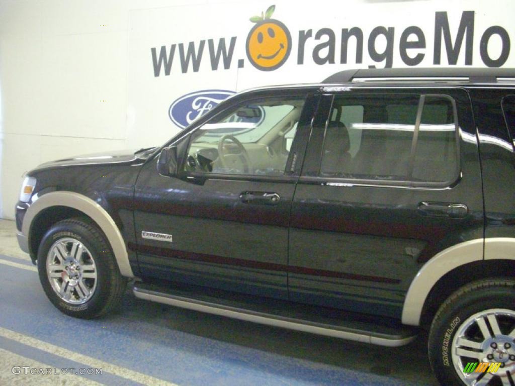 2008 Explorer Eddie Bauer 4x4 - Black / Camel photo #4