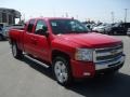 2011 Victory Red Chevrolet Silverado 1500 LT Extended Cab  photo #5