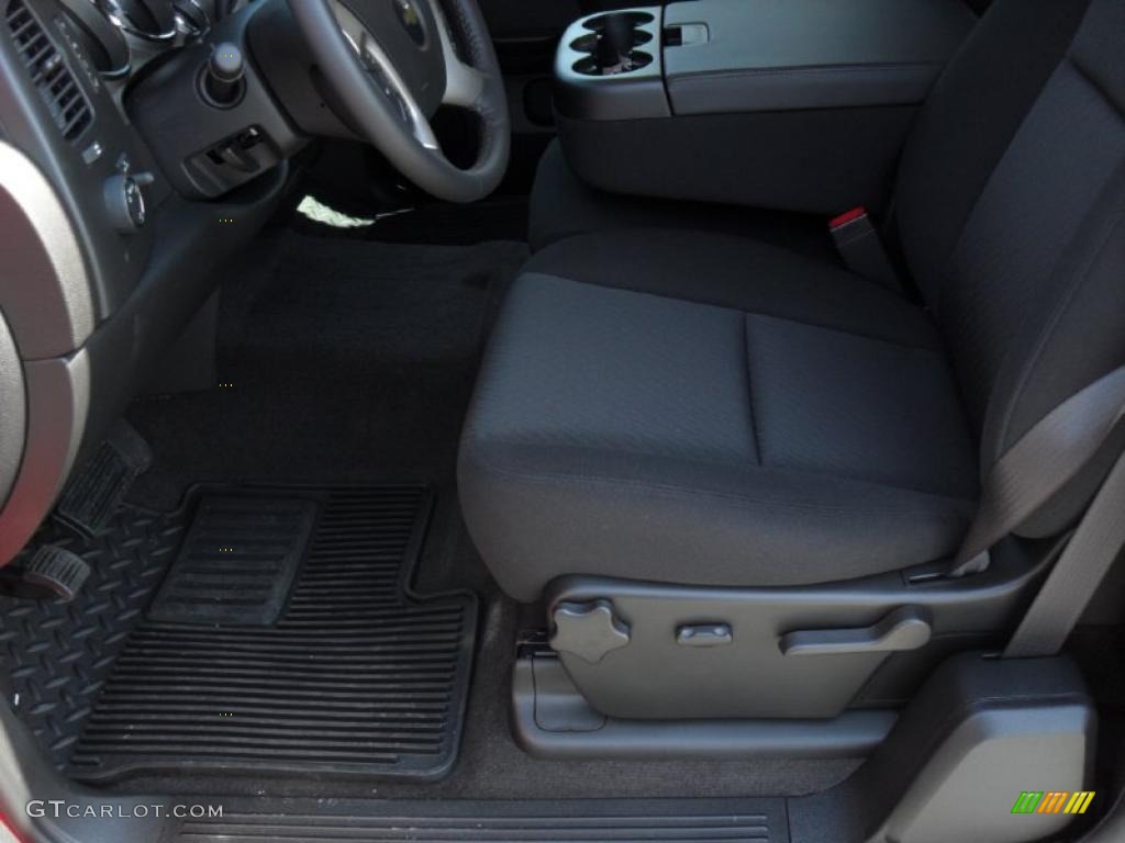 2011 Silverado 1500 LT Extended Cab - Victory Red / Ebony photo #7