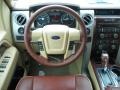 Chaparral Leather 2011 Ford F150 King Ranch SuperCrew 4x4 Steering Wheel