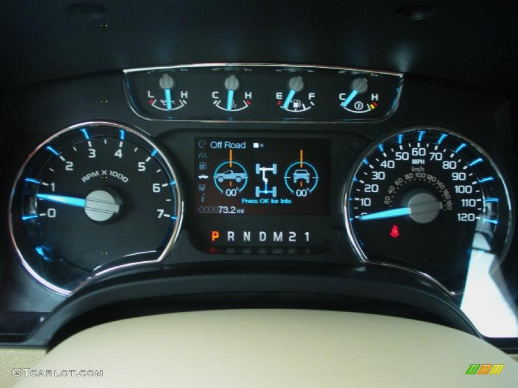 2011 Ford F150 King Ranch SuperCrew 4x4 Gauges Photo #47392007