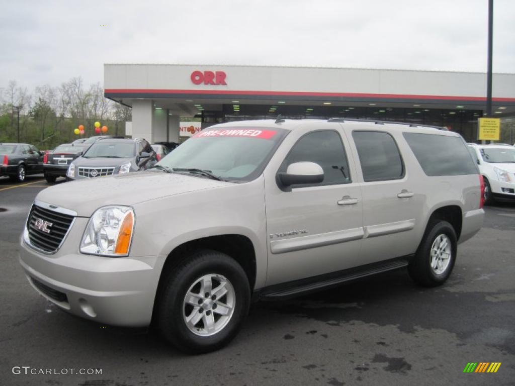 2008 Yukon XL SLT - Silver Birch Metallic / Light Titanium photo #1