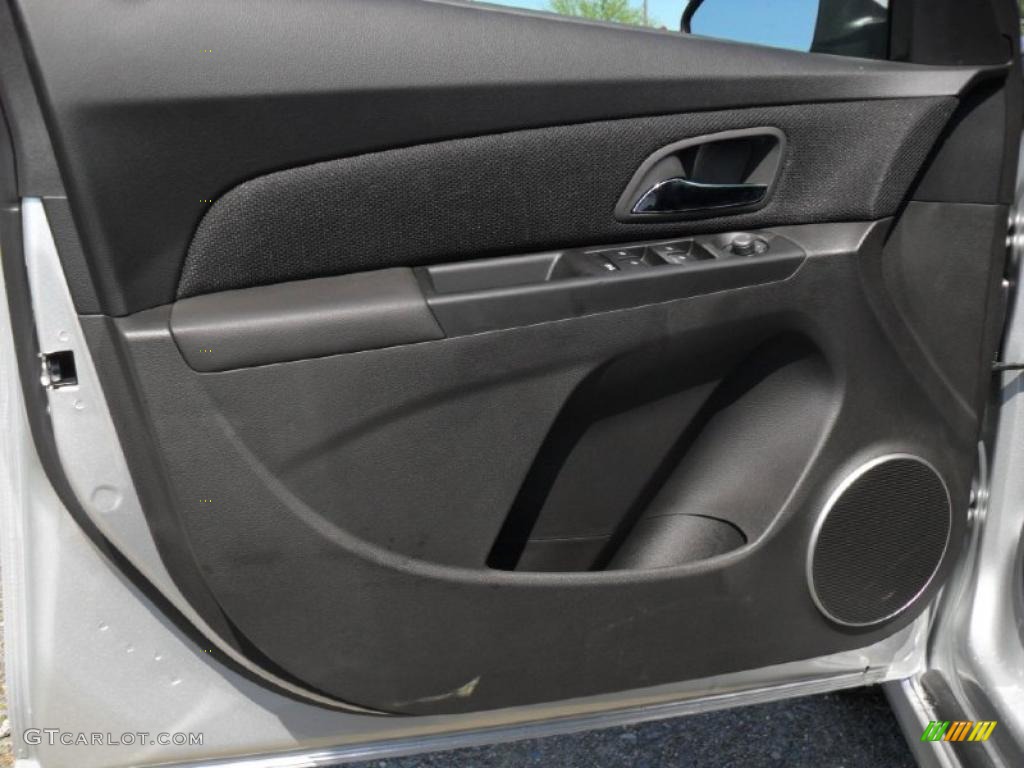 2011 Chevrolet Cruze LTZ Jet Black Leather Door Panel Photo #47392895