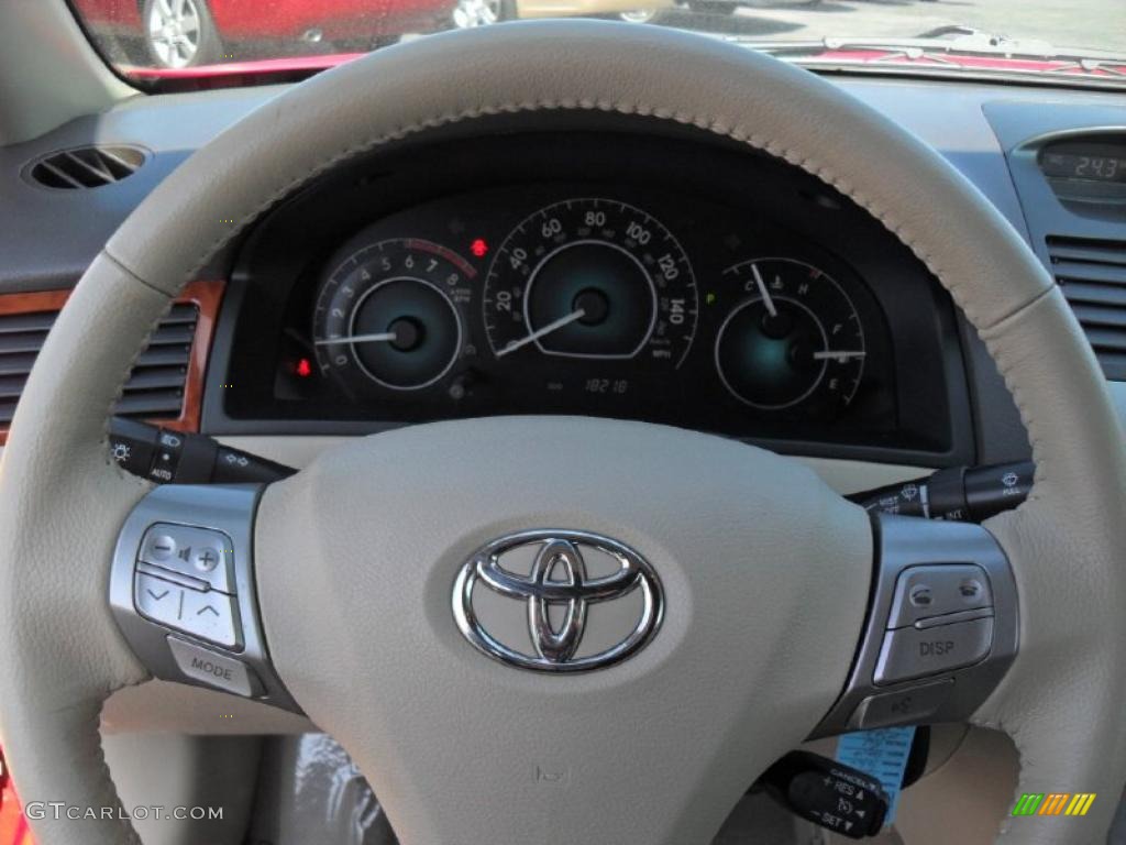 2007 Toyota Solara SLE V6 Convertible Gauges Photo #47393267