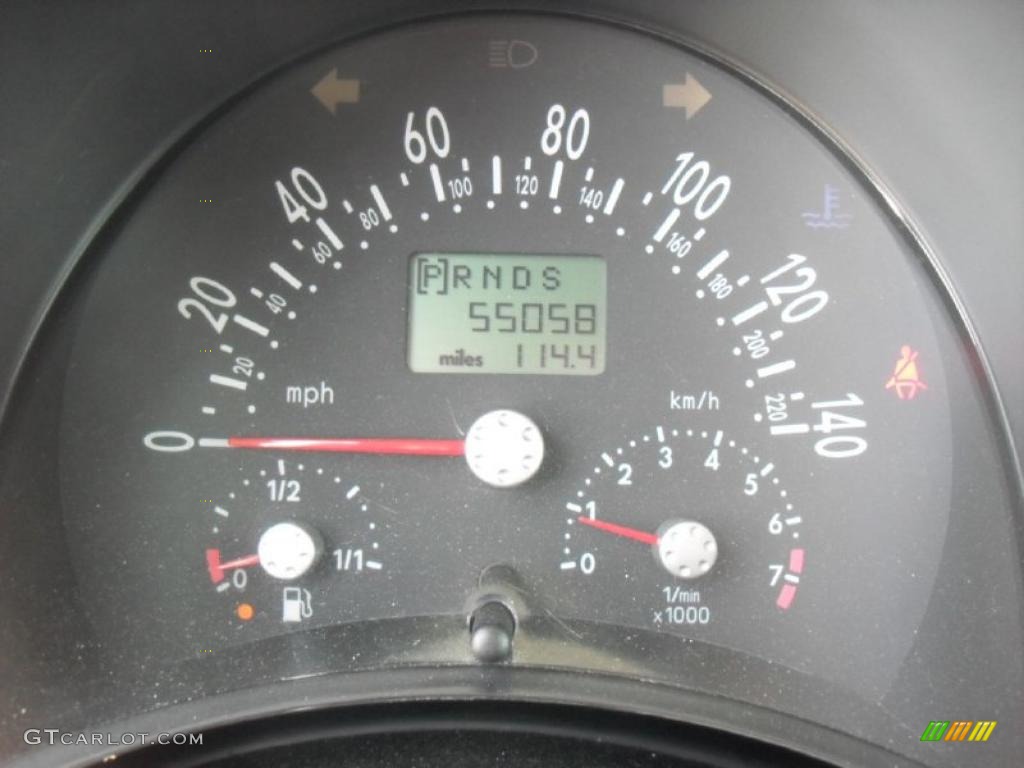 2005 Volkswagen New Beetle GLS Convertible Gauges Photo #47394212