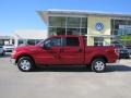 2010 Red Candy Metallic Ford F150 XLT SuperCrew  photo #2