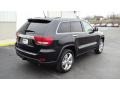 2011 Brilliant Black Crystal Pearl Jeep Grand Cherokee Overland 4x4  photo #4