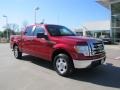 2010 Red Candy Metallic Ford F150 XLT SuperCrew  photo #7