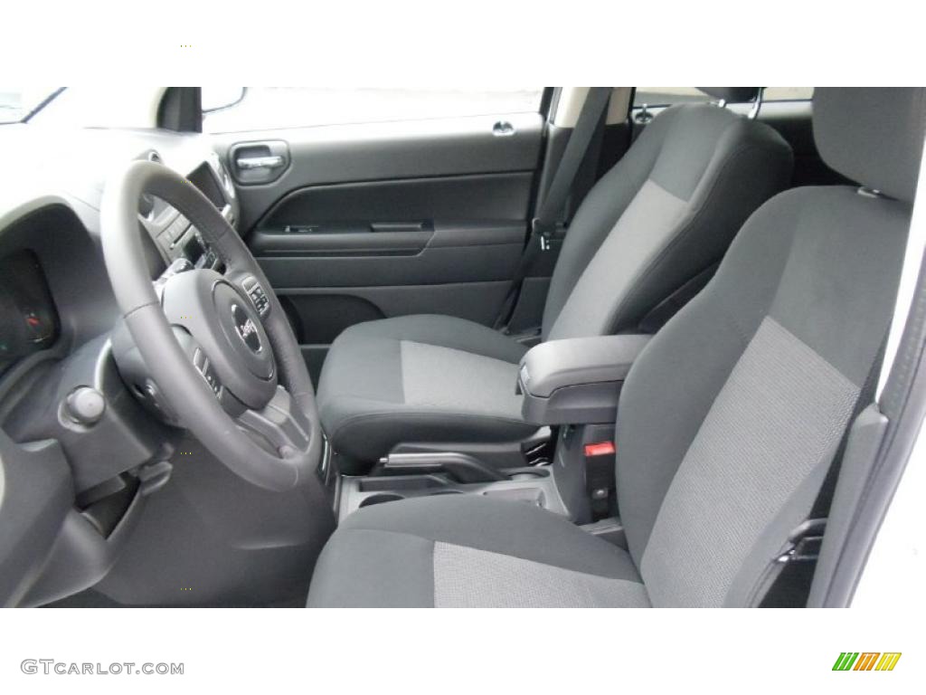 Dark Slate Gray Interior 2011 Jeep Compass 2.4 Latitude 4x4 Photo #47394859