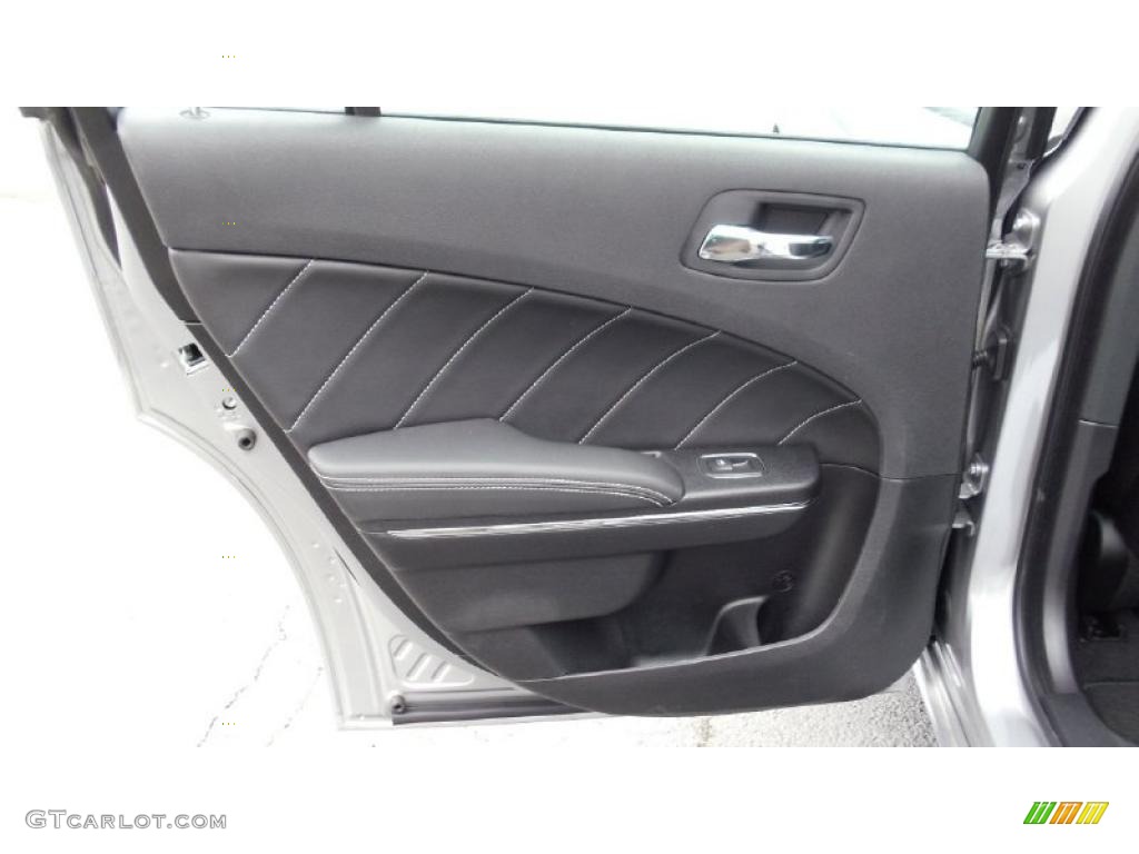 2011 Dodge Charger R/T Road & Track Black Door Panel Photo #47395013