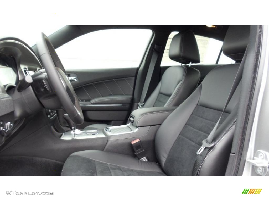 Black Interior 2011 Dodge Charger R/T Road & Track Photo #47395043