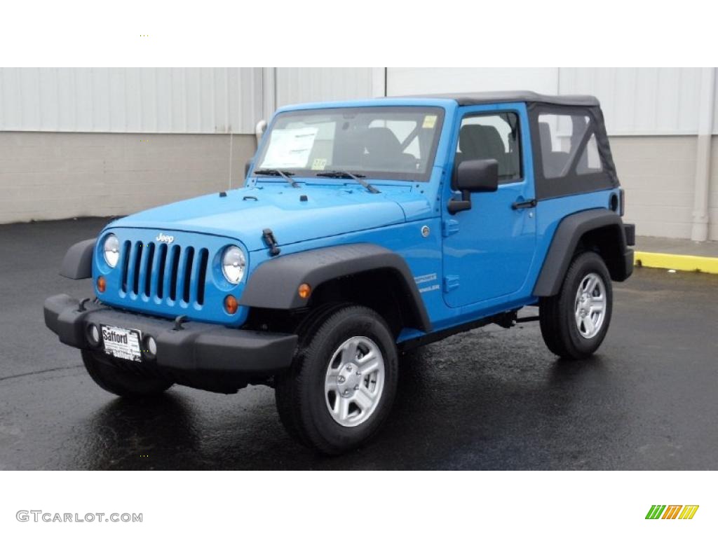 Cosmos Blue Jeep Wrangler