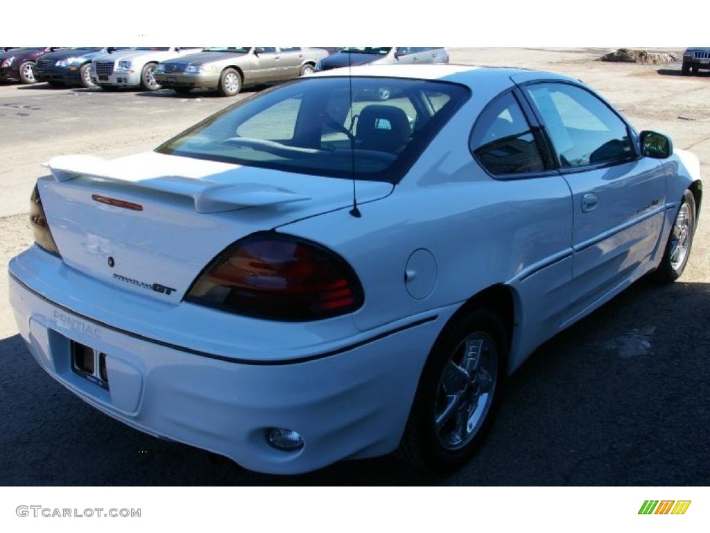 2000 Grand Am GT Coupe - Arctic White / Dark Pewter photo #9