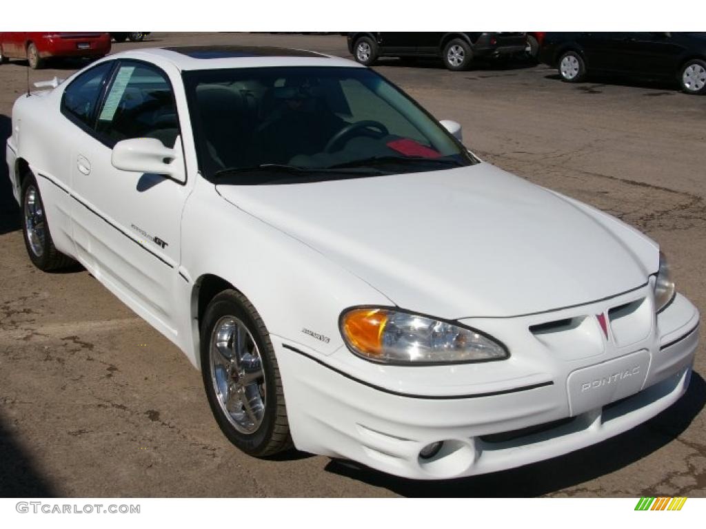 2000 Grand Am GT Coupe - Arctic White / Dark Pewter photo #10