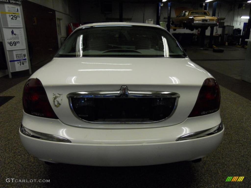 2001 Continental  - Vibrant White / Light Graphite photo #4