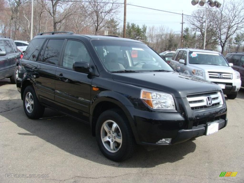 2008 Pilot Special Edition 4WD - Formal Black / Gray photo #3