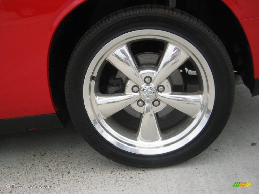 2010 Challenger R/T Classic - TorRed / Dark Slate Gray photo #20