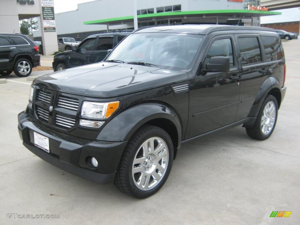 Brilliant Black Crystal Pearl 2011 Dodge Nitro Heat 4.0 Exterior Photo #47397614