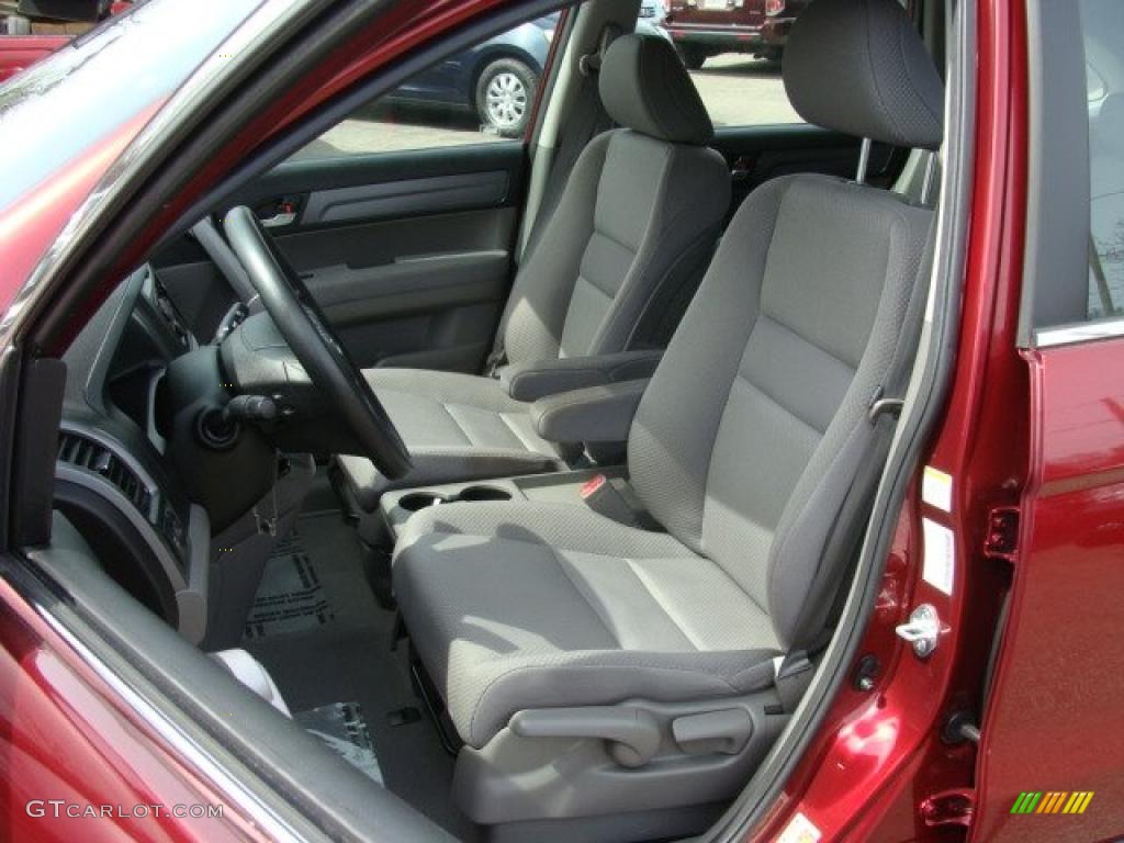 2007 CR-V LX 4WD - Tango Red Pearl / Gray photo #12