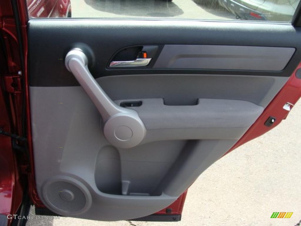 2007 CR-V LX 4WD - Tango Red Pearl / Gray photo #19