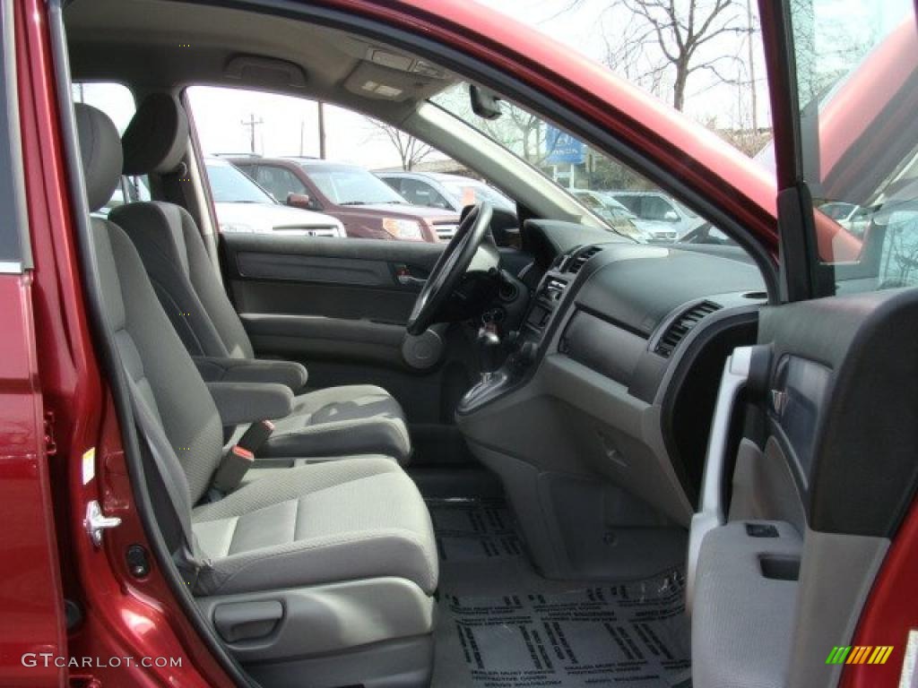 2007 CR-V LX 4WD - Tango Red Pearl / Gray photo #22
