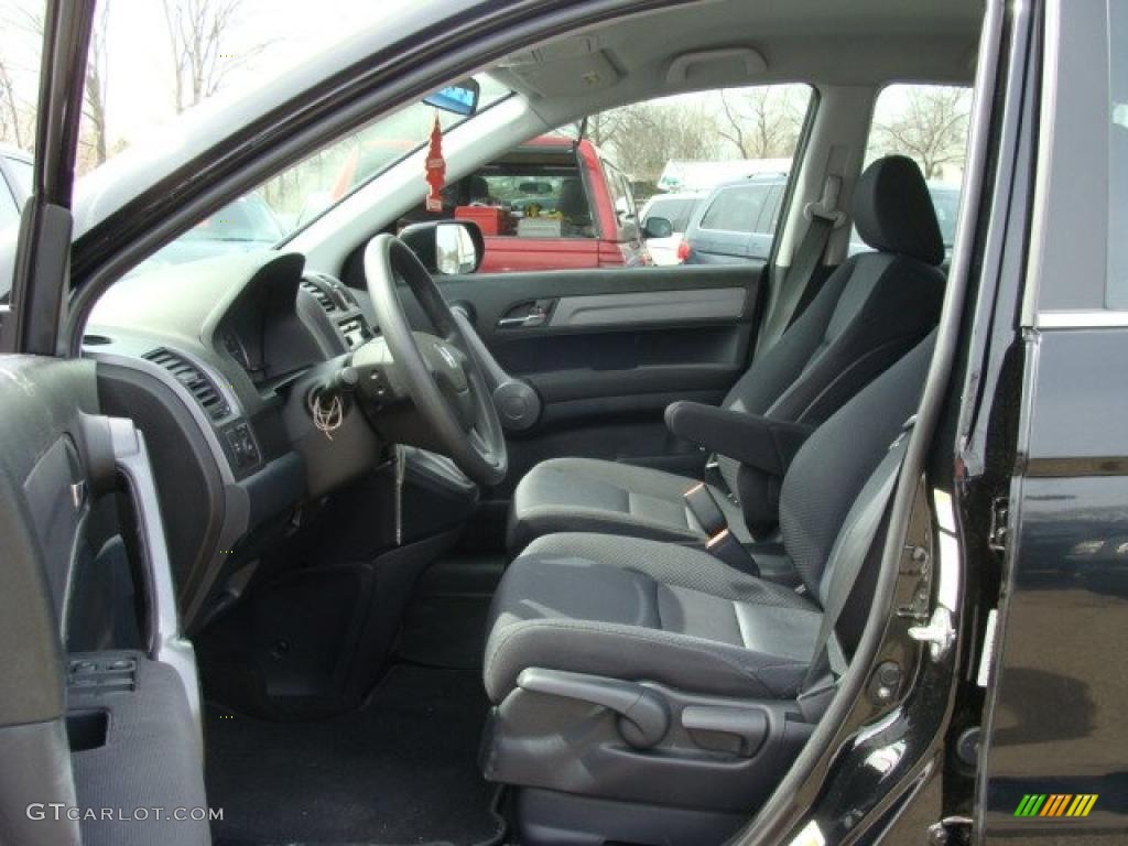 Black Interior 2009 Honda CR-V LX 4WD Photo #47398331