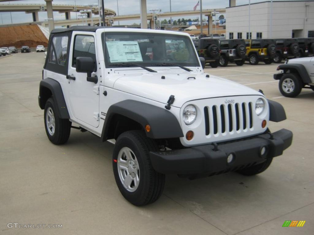 2011 Wrangler Sport 4x4 - Black / Black photo #7