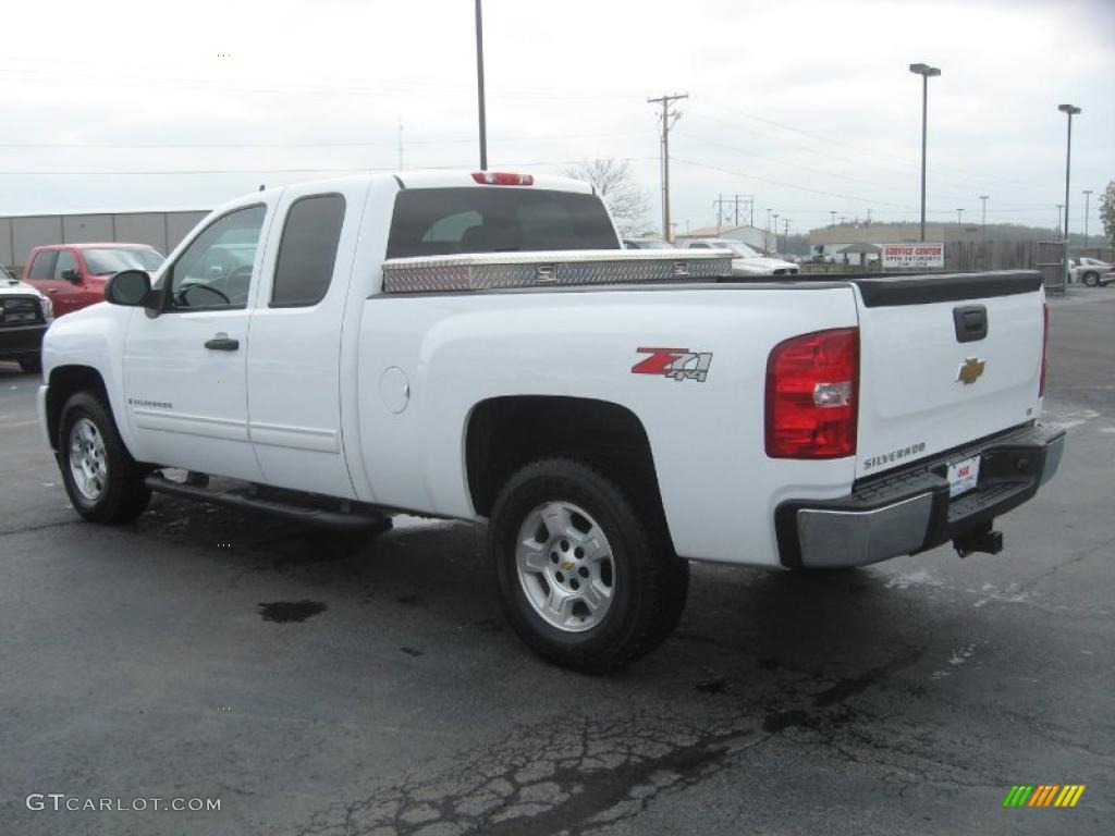 2009 Silverado 1500 LT Extended Cab 4x4 - Summit White / Ebony photo #7