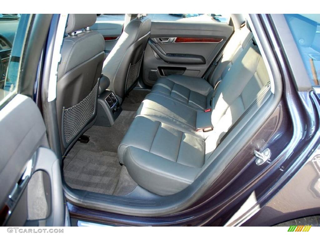 Black Interior 2008 Audi A6 4.2 quattro Sedan Photo #47399024