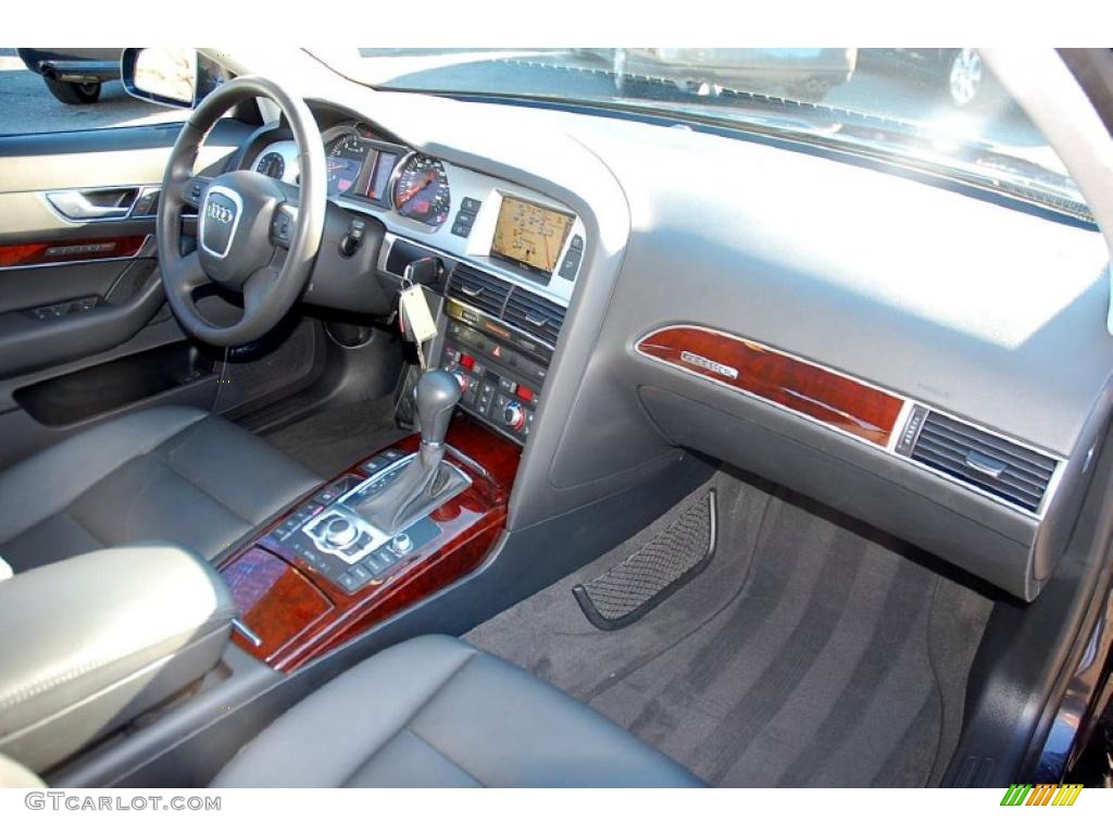 2008 Audi A6 4.2 quattro Sedan Black Dashboard Photo #47399051