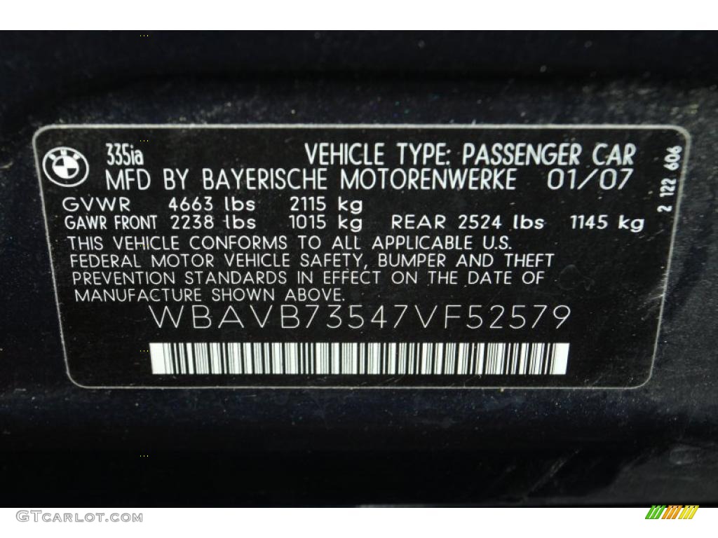 2007 3 Series 335i Sedan - Monaco Blue Metallic / Beige photo #8