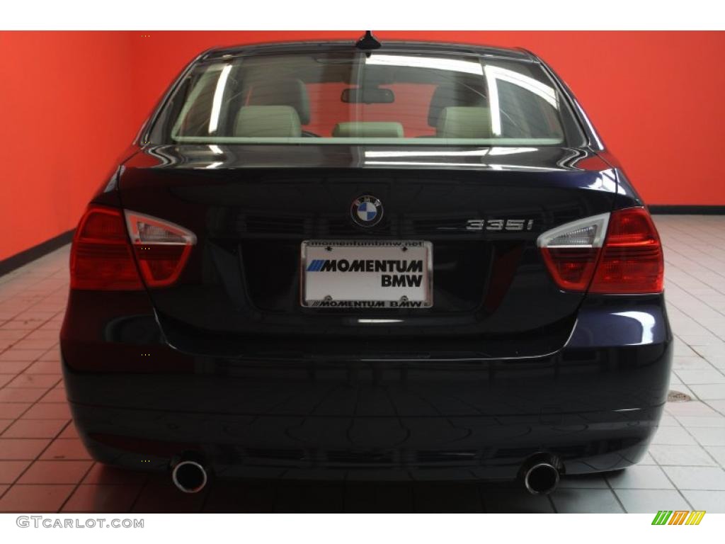 2007 3 Series 335i Sedan - Monaco Blue Metallic / Beige photo #18