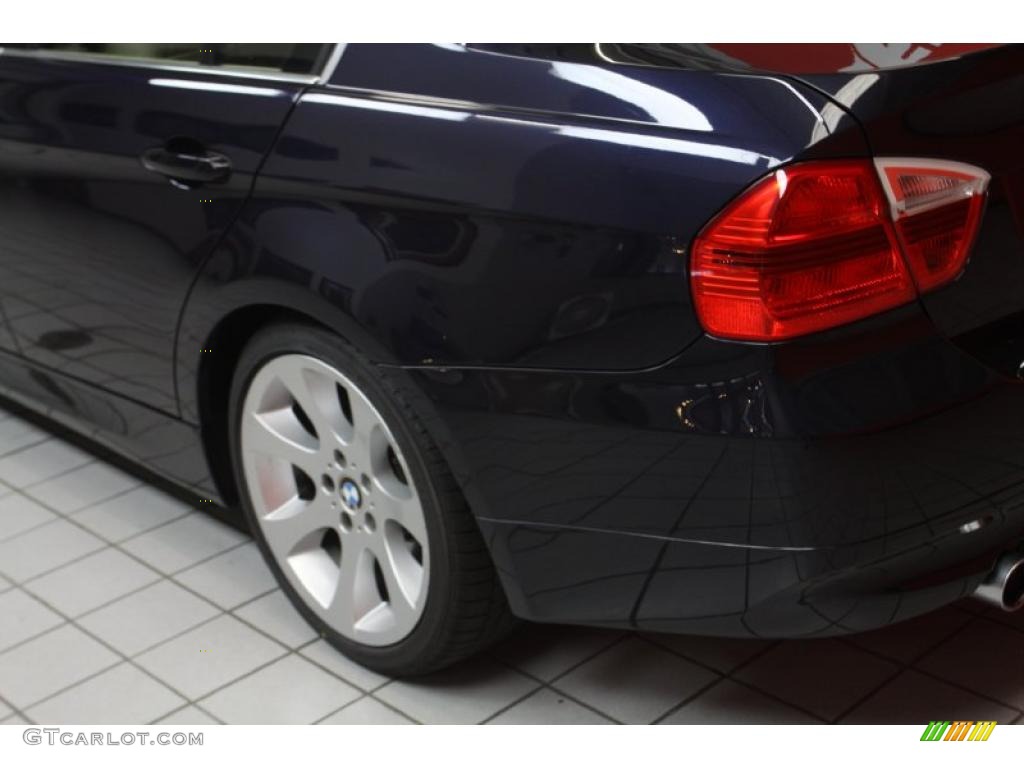 2007 3 Series 335i Sedan - Monaco Blue Metallic / Beige photo #21