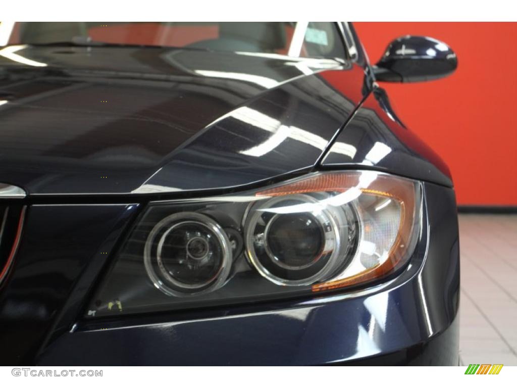 2007 3 Series 335i Sedan - Monaco Blue Metallic / Beige photo #23