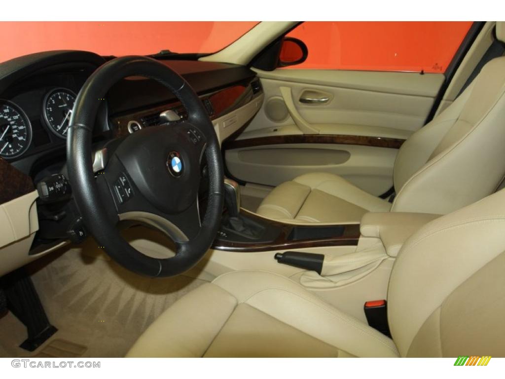 2007 3 Series 335i Sedan - Monaco Blue Metallic / Beige photo #41