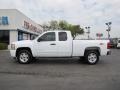 2009 Summit White Chevrolet Silverado 1500 LT Extended Cab 4x4  photo #4