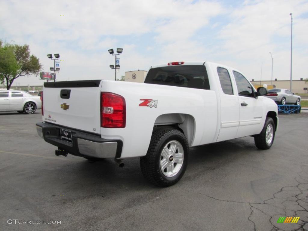 Summit White 2009 Chevrolet Silverado 1500 LT Extended Cab 4x4 Exterior Photo #47403017