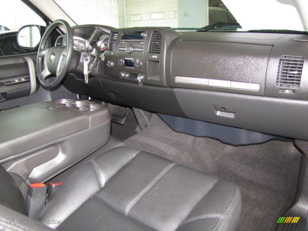 2009 Chevrolet Silverado 1500 LT Extended Cab 4x4 Ebony Dashboard Photo #47403159
