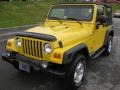 2004 Solar Yellow Jeep Wrangler Sport 4x4  photo #2