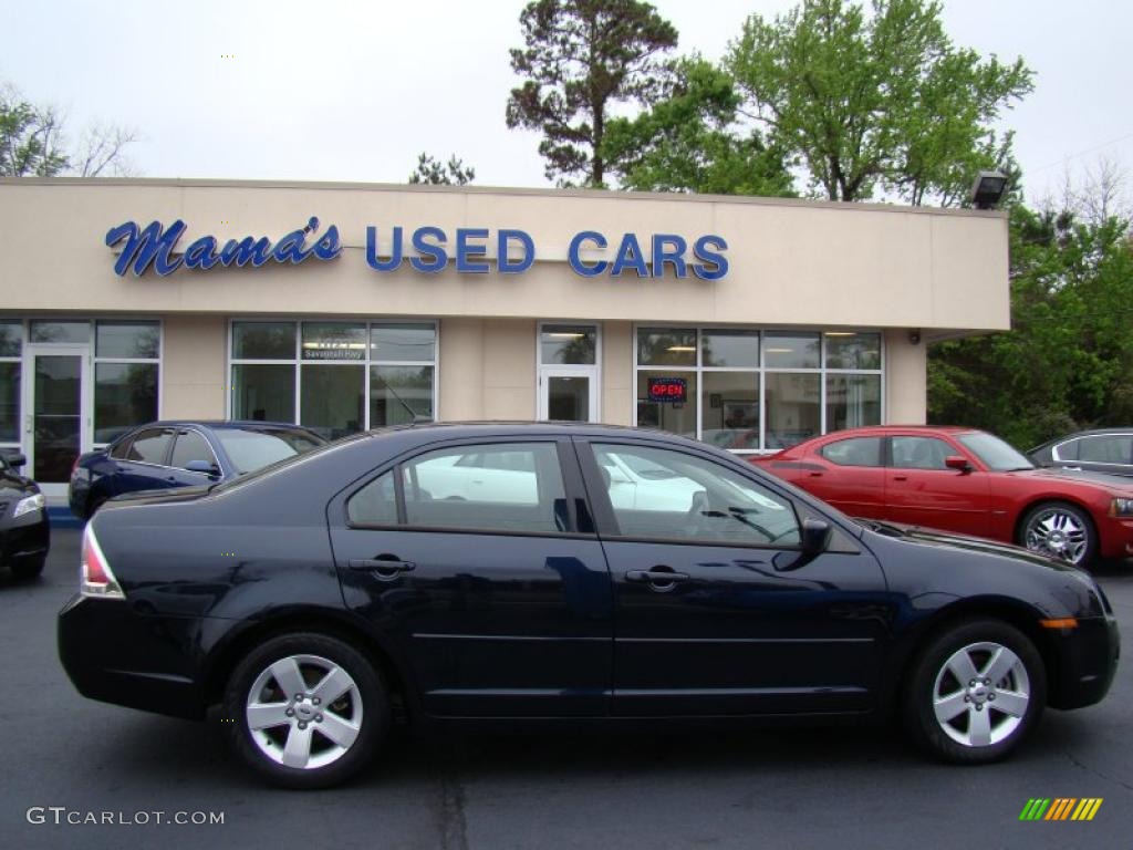 Dark Blue Ink Metallic Ford Fusion