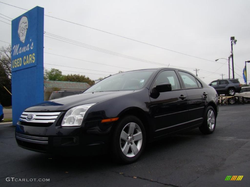 2008 Fusion SE - Dark Blue Ink Metallic / Charcoal Black photo #4