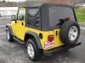 2004 Solar Yellow Jeep Wrangler Sport 4x4  photo #8