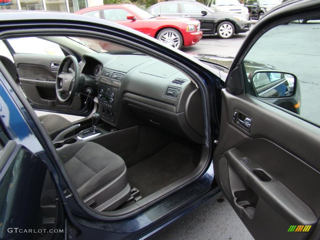 2008 Fusion SE - Dark Blue Ink Metallic / Charcoal Black photo #14