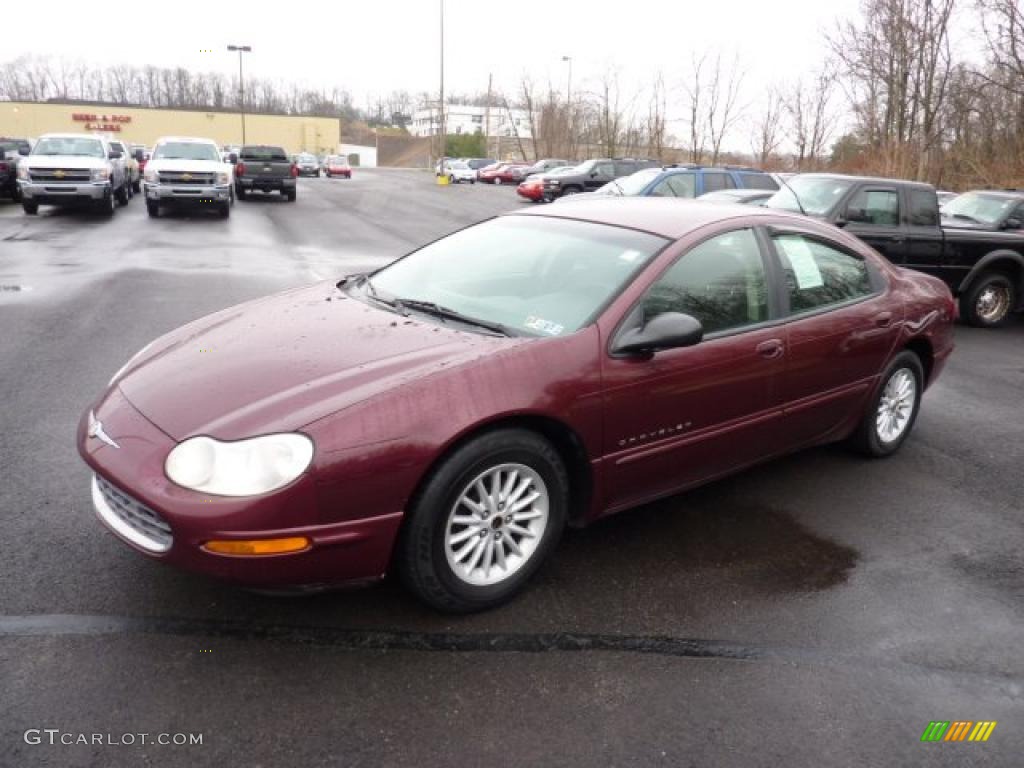 2000 Concorde LX - Dark Garnet Red / Camel/Tan photo #3